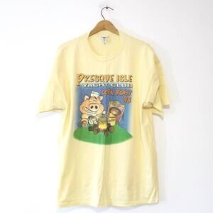 Vintage Presque Isle Yacht Club Corn Roast 1998 T Shirt XL